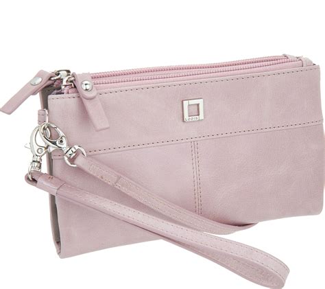 lodis italian leather wristlet and crossbody w rfid protection|lodis crossbody purses.